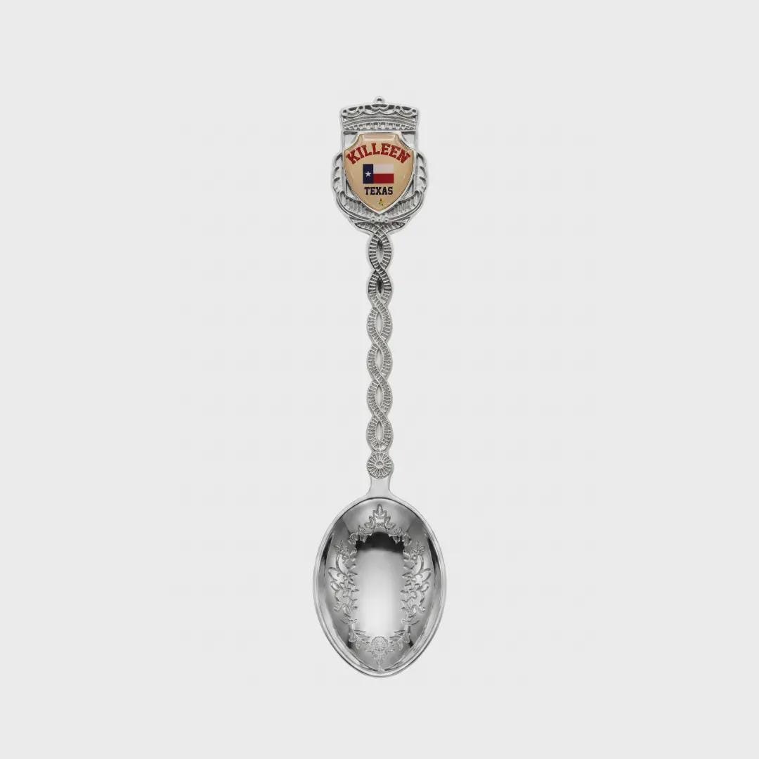 Killeen Texas Jumbo Spoon Collectible Souvenir 4.5"