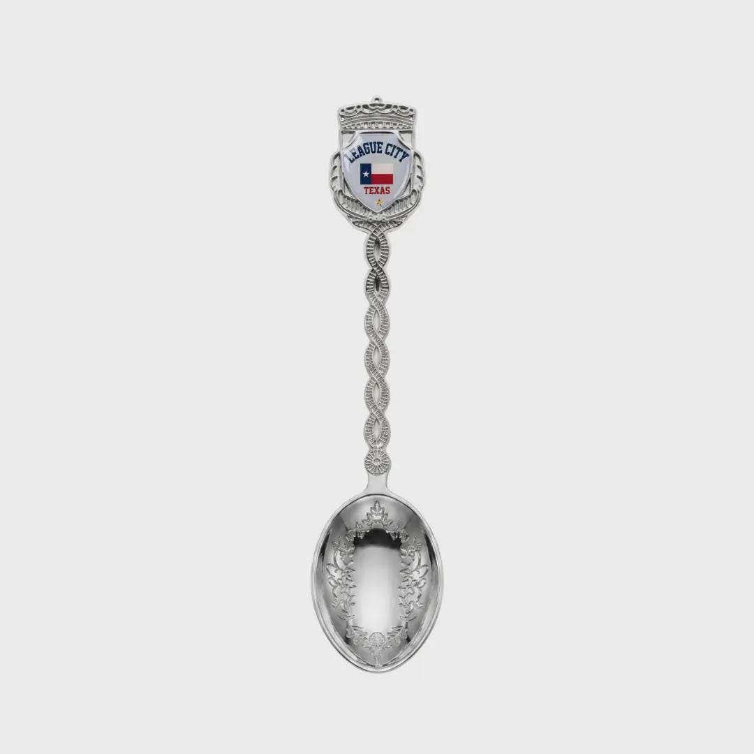 League City Texas Jumbo Spoon Collectible Souvenir 4.5"