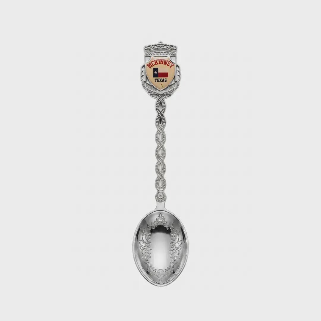 McKinney Texas Jumbo Spoon Collectible Souvenir 4.5"