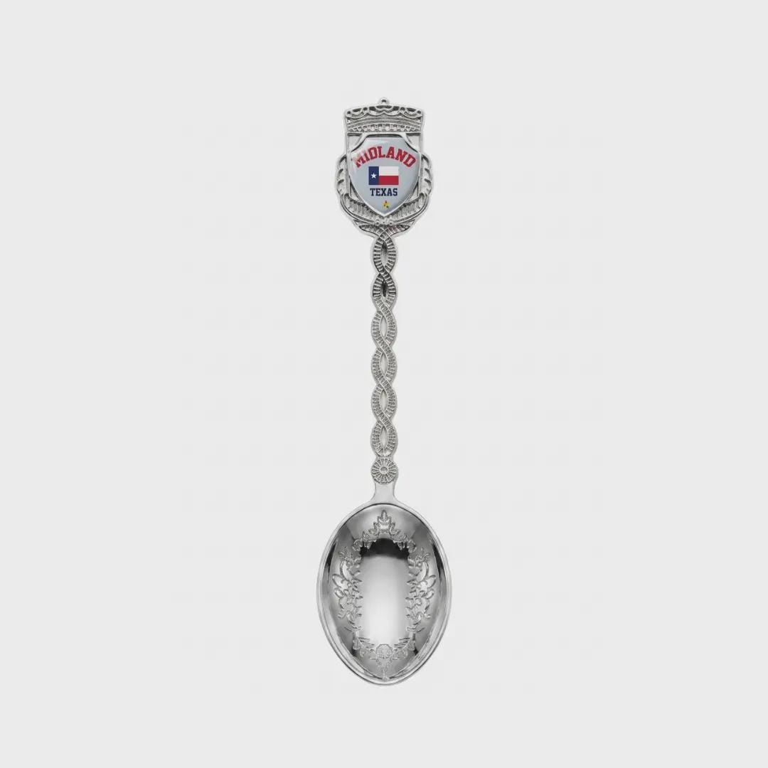 Midland Texas Jumbo Spoon Collectible Souvenir 4.5"