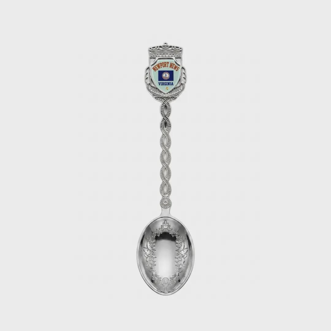 Newport News Virginia Jumbo Spoon Collectible Souvenir 4.5"