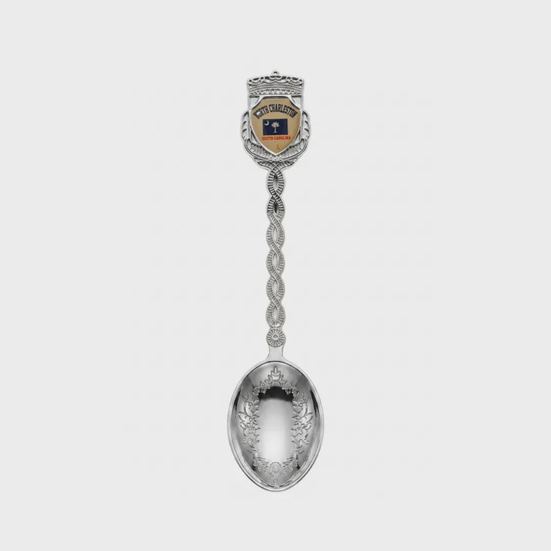 North Charleston South Carolina Jumbo Spoon Collectible Souvenir 4.5"