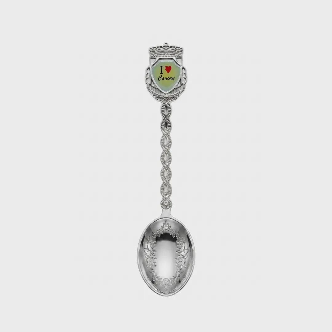 I love Cancun Jumbo Spoon Collectible Souvenir 4.5"