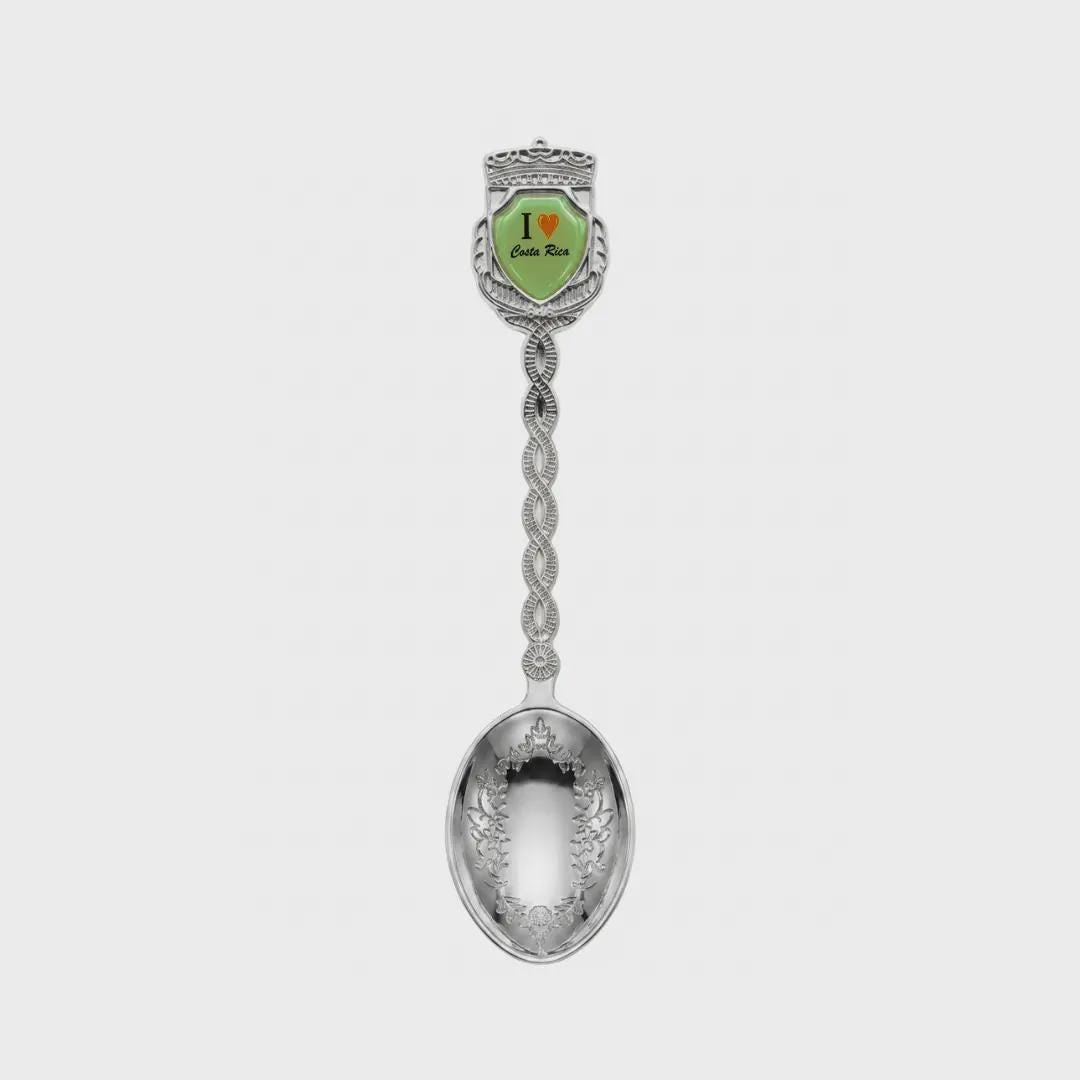 I love Costa Rica Jumbo Spoon Collectible Souvenir 4.5"