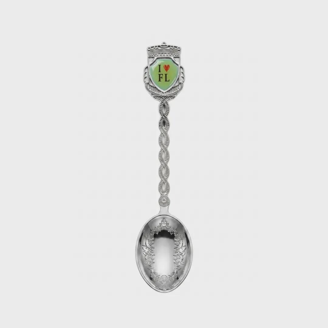 I love FL Jumbo Spoon Collectible Souvenir 4.5"