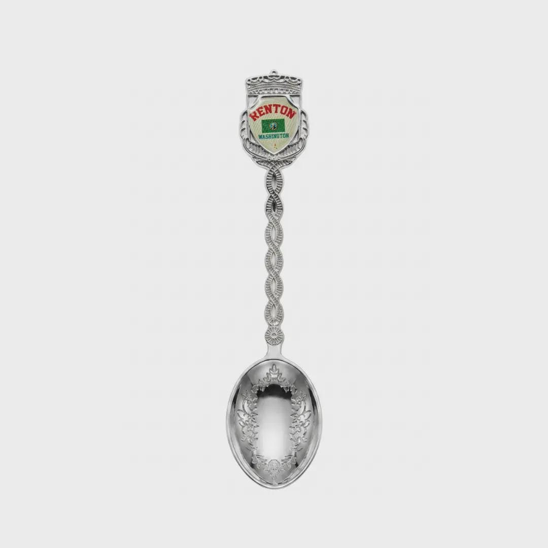 Renton Washington Jumbo Spoon Collectible Souvenir 4.5"