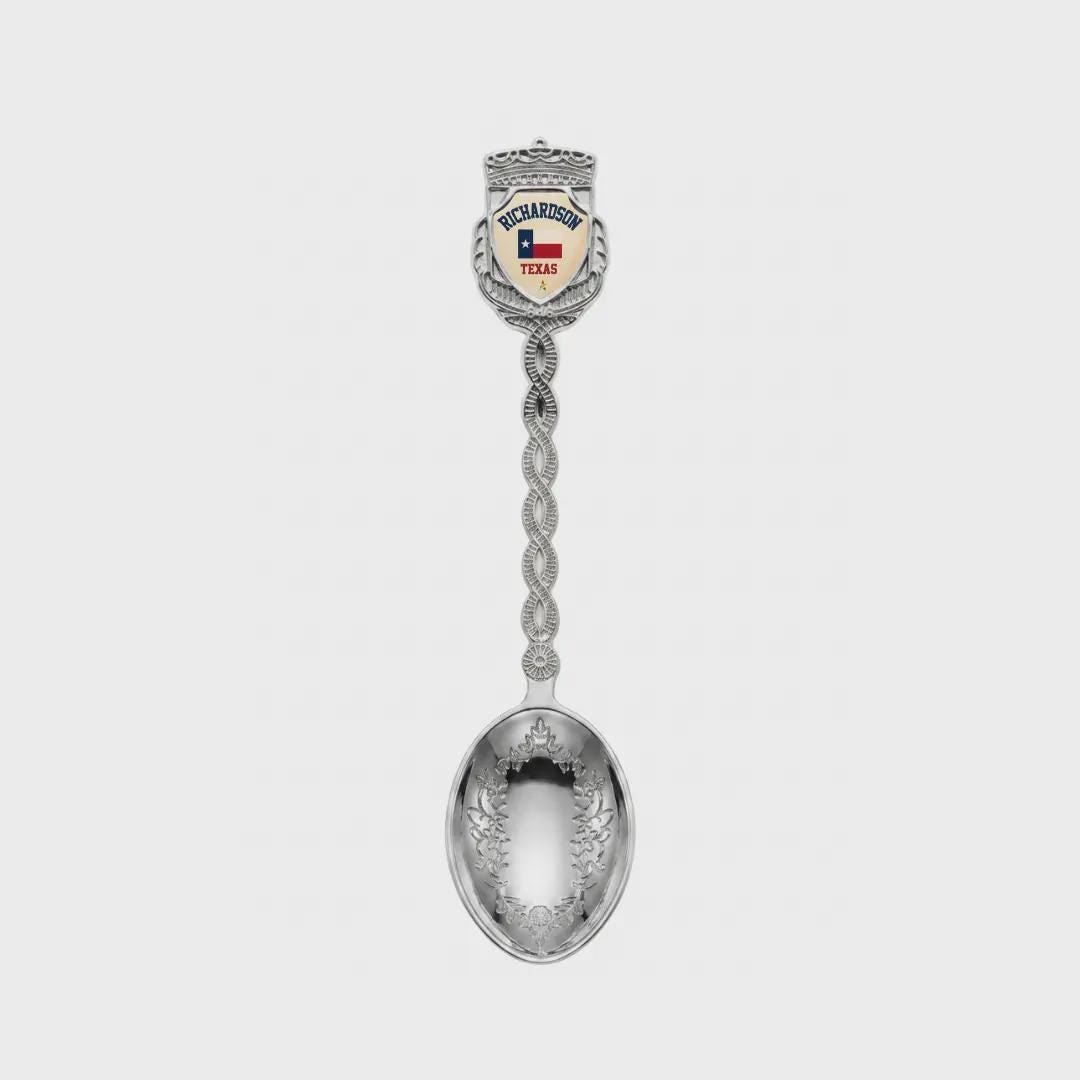 Richardson Texas Jumbo Spoon Collectible Souvenir 4.5"