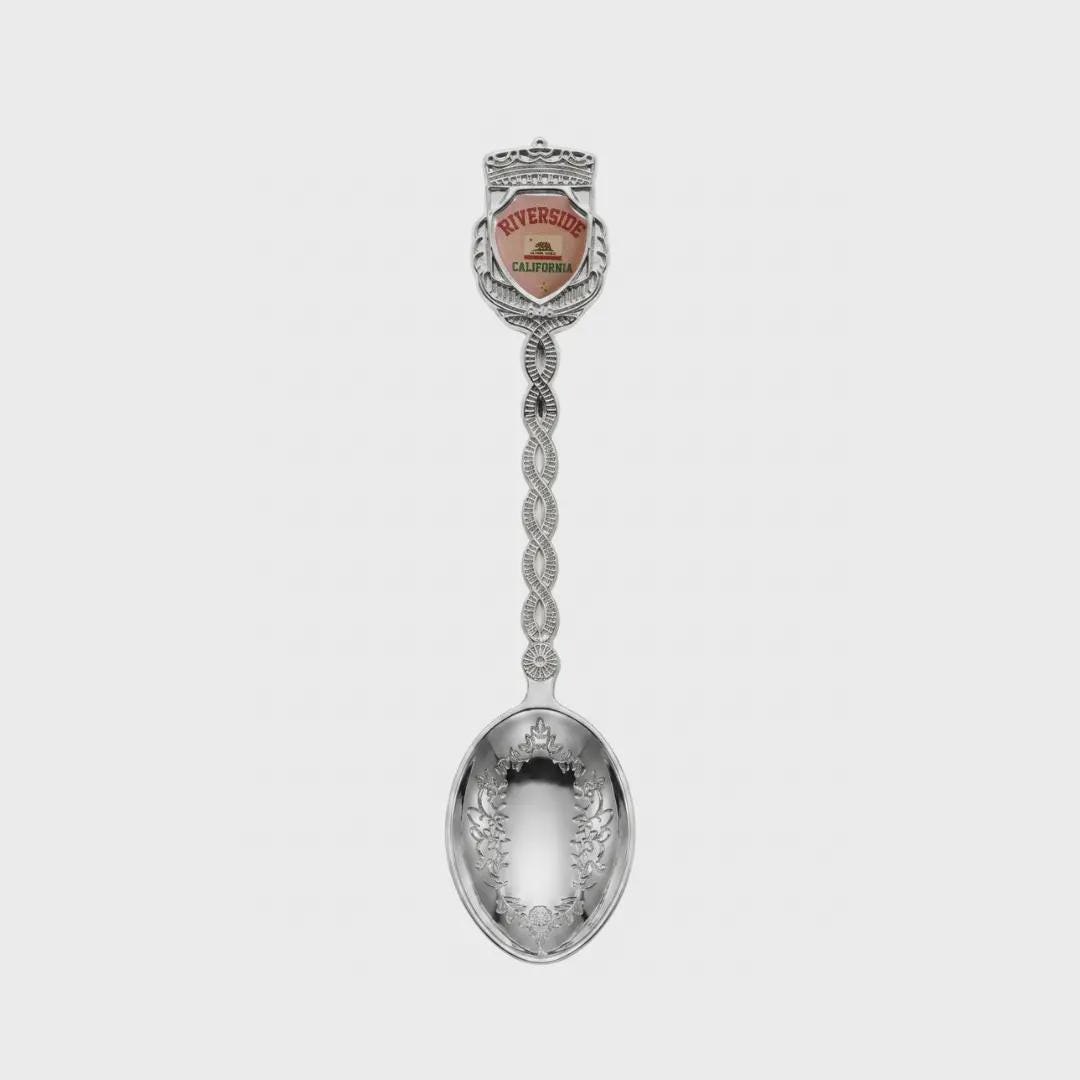 Riverside California Jumbo Spoon Collectible Souvenir 4.5"