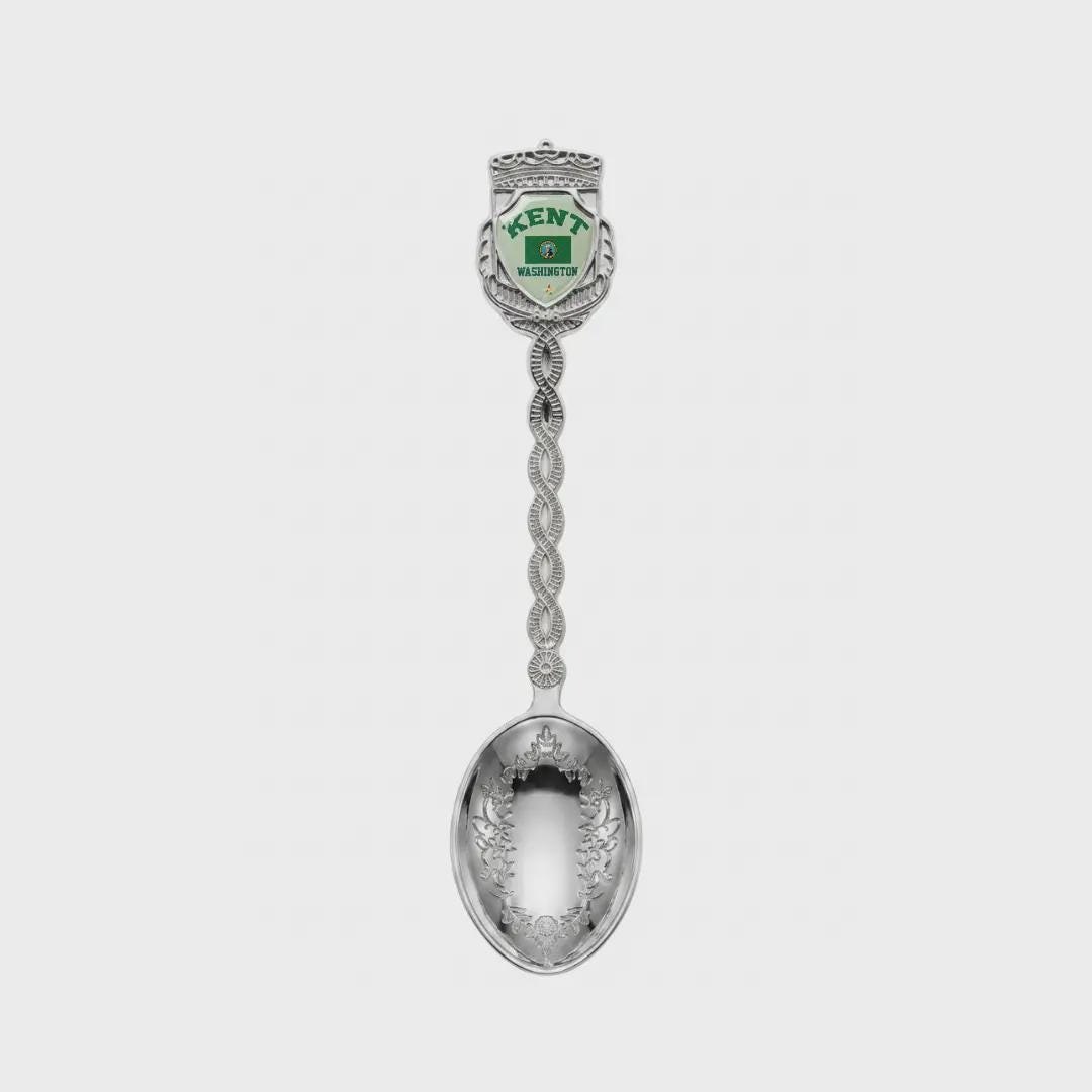 Kent Washington Jumbo Spoon Collectible Souvenir 4.5"
