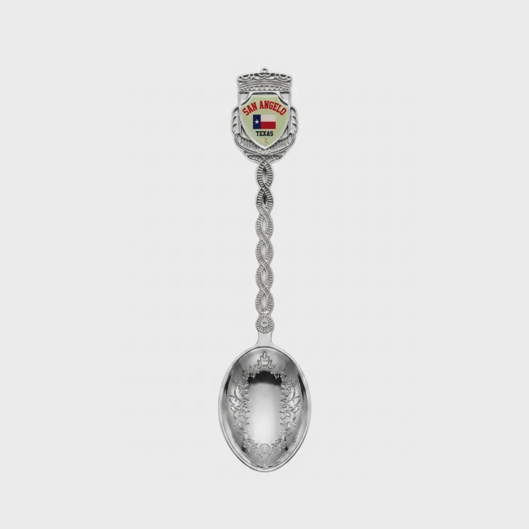 San Angelo Texas Jumbo Spoon Collectible Souvenir 4.5"