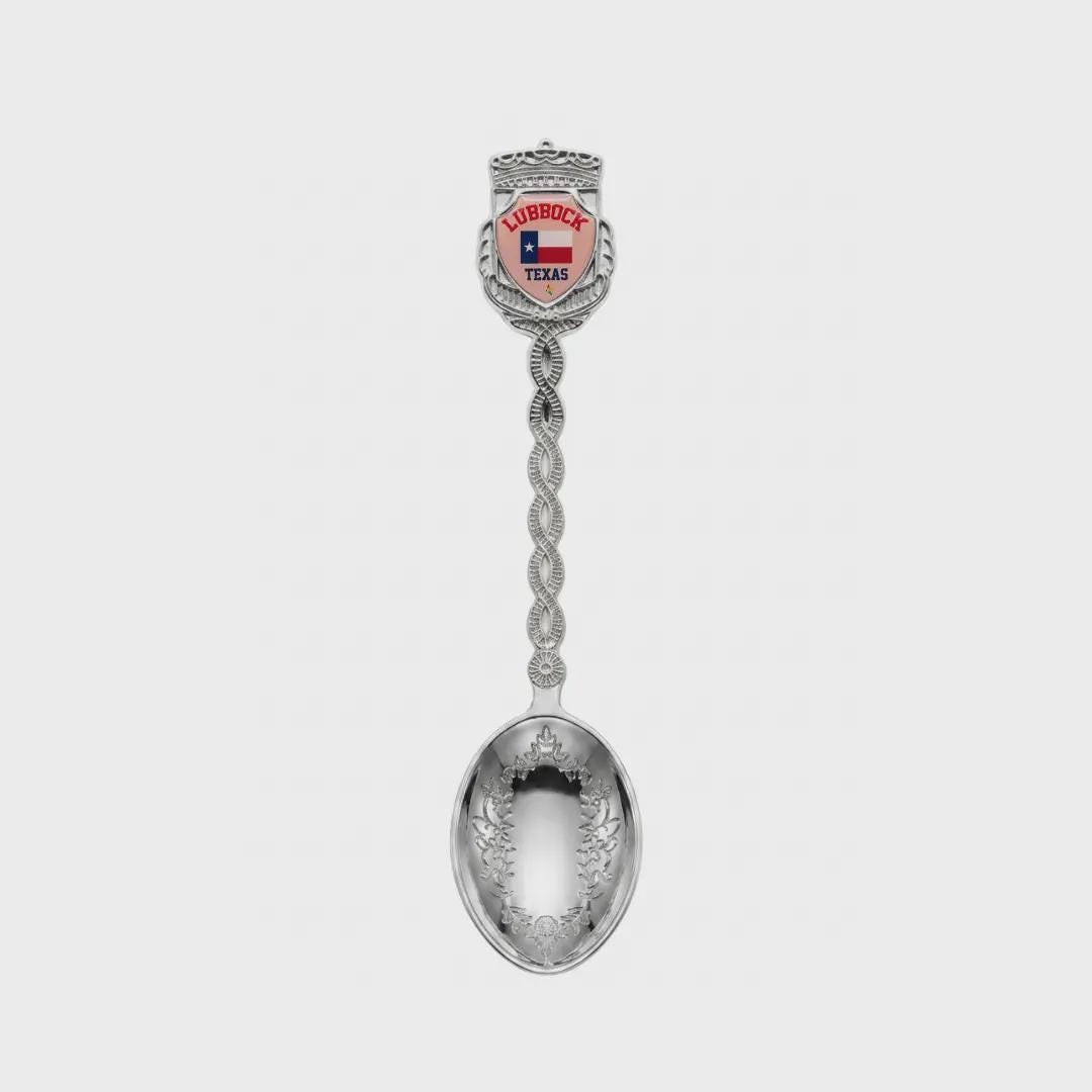 Lubbock Texas Jumbo Spoon Collectible Souvenir 4.5"