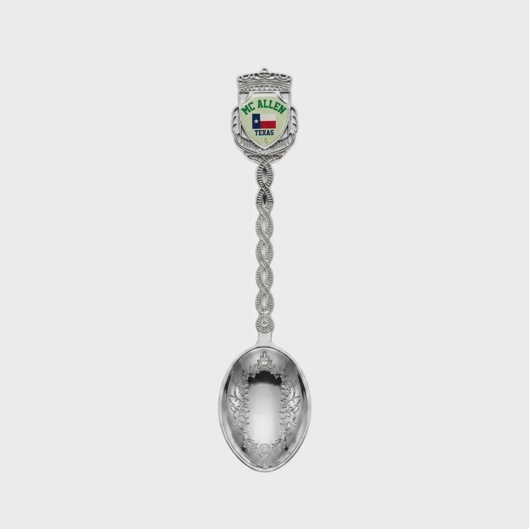 MC Allen Texas Jumbo Spoon Collectible Souvenir 4.5"