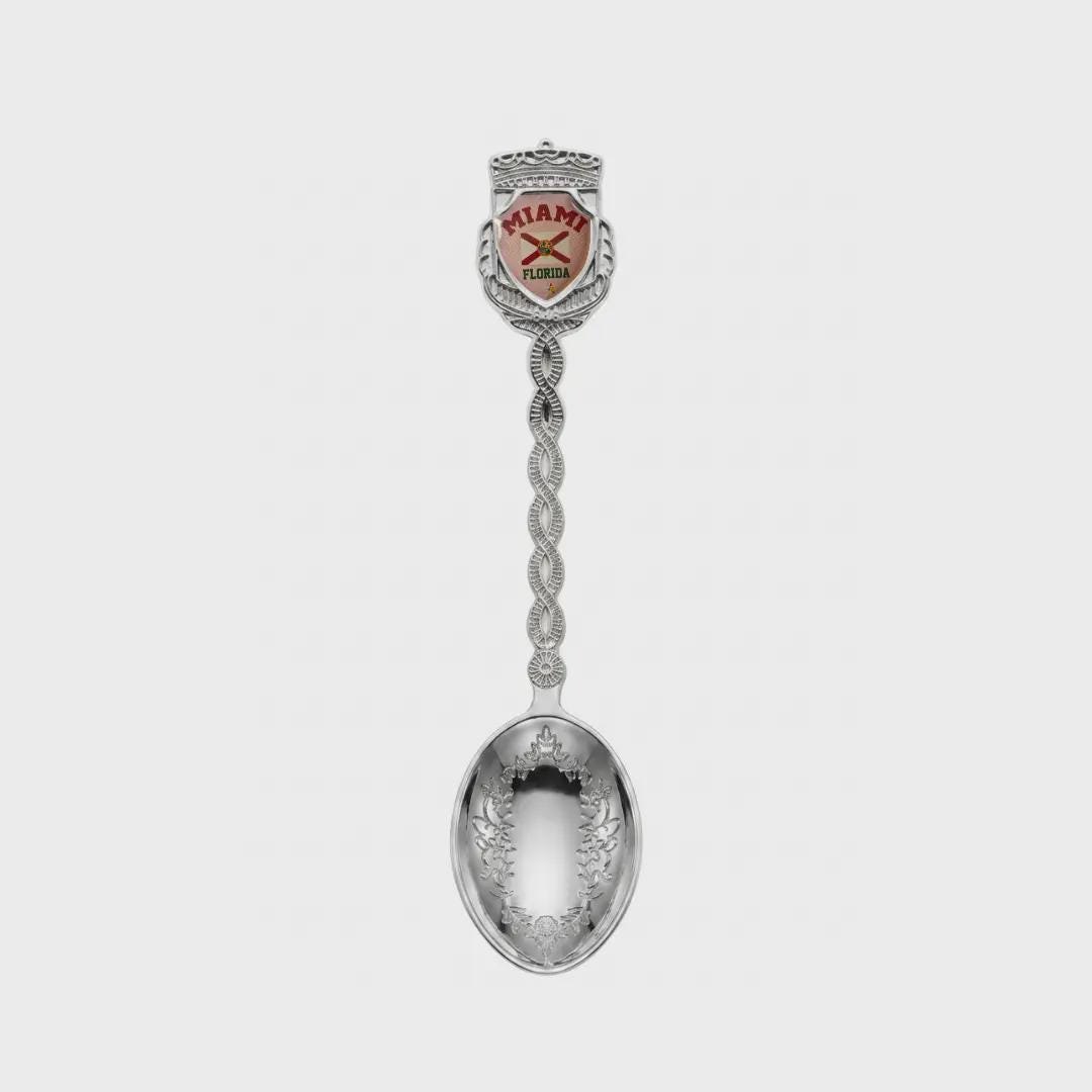 Miami Florida Jumbo Spoon Collectible Souvenir 4.5"