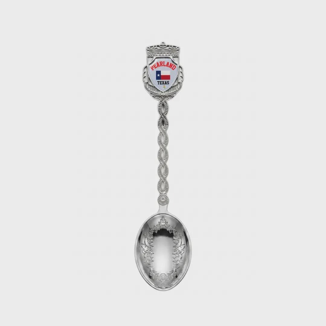 Pearland Texas Jumbo Spoon Collectible Souvenir 4.5"