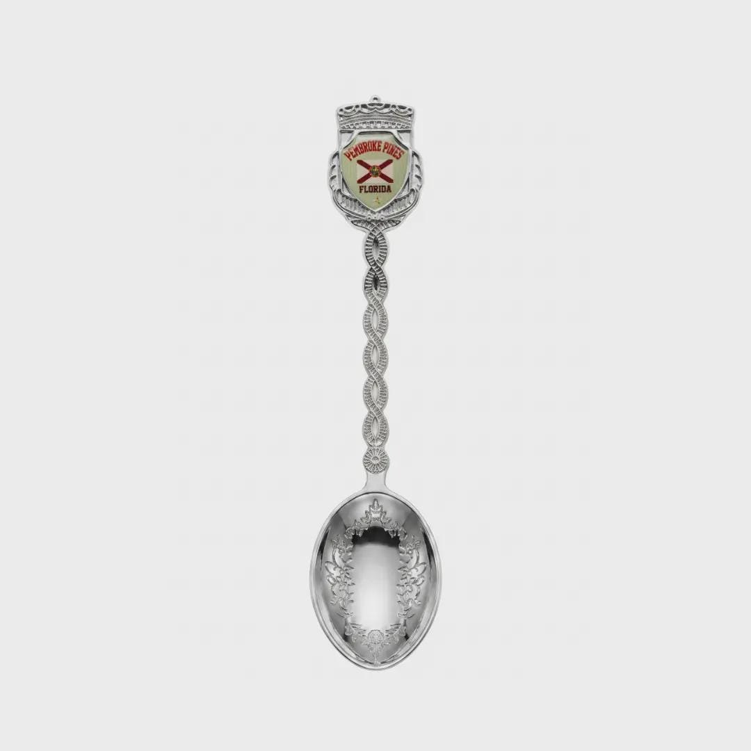Pembroke Pines Jumbo Spoon Collectible Souvenir 4.5"
