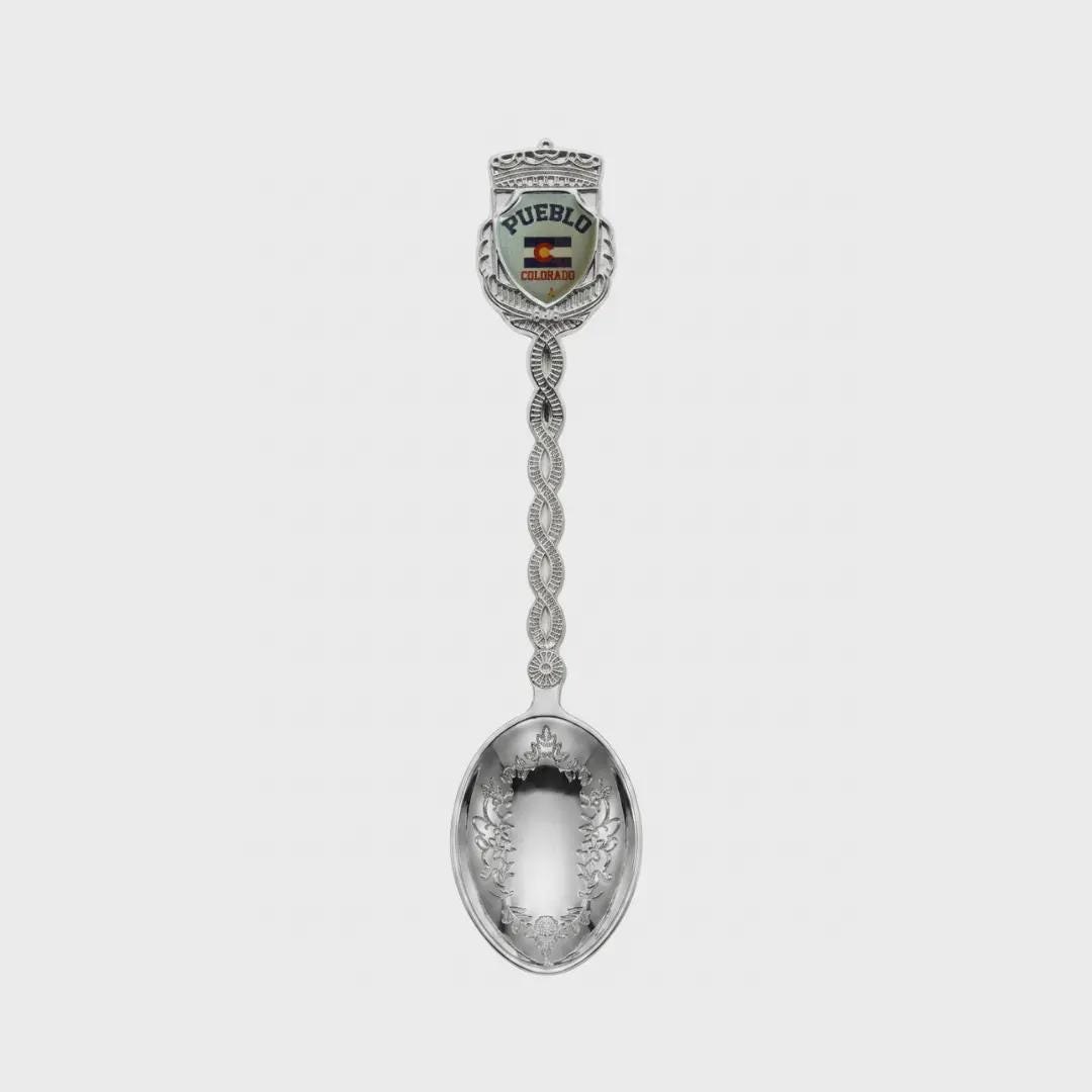 Pueblo Colorado Jumbo Spoon Collectible Souvenir 4.5"