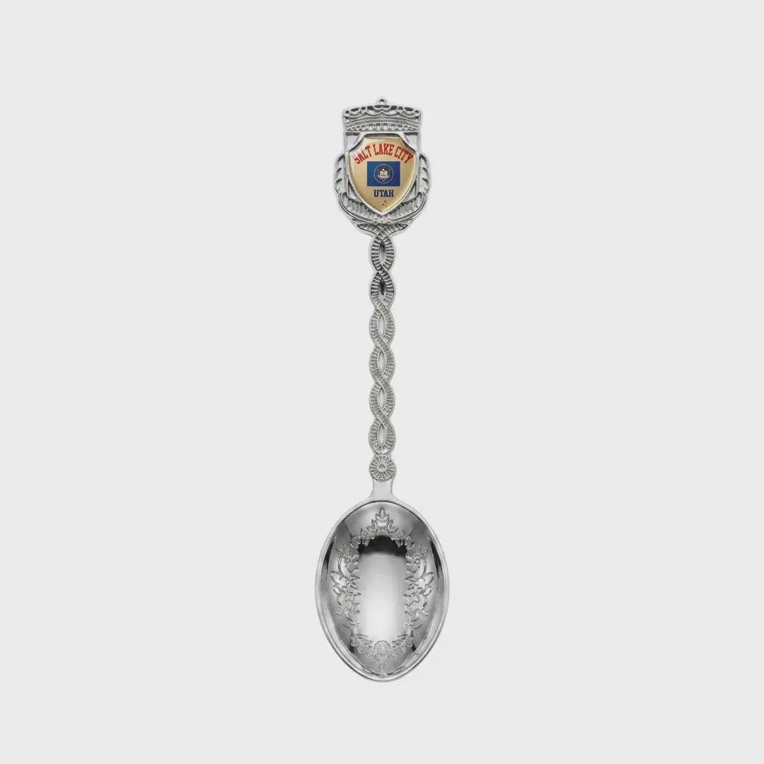 Salt Lake City Utah Jumbo Spoon Collectible Souvenir 4.5"