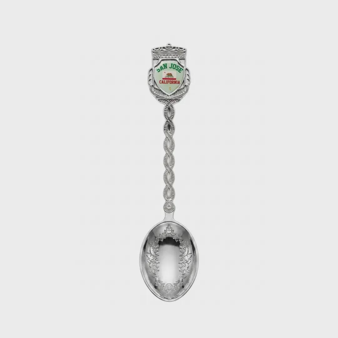 San Jose California Jumbo Spoon Collectible Souvenir 4.5"