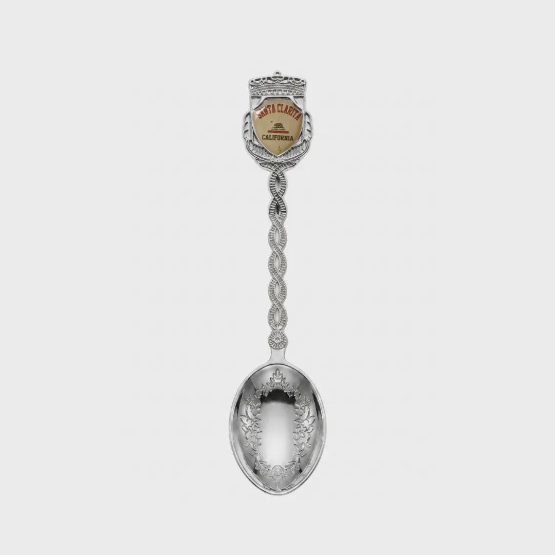 Santa Clarita California Jumbo Spoon Collectible Souvenir 4.5"