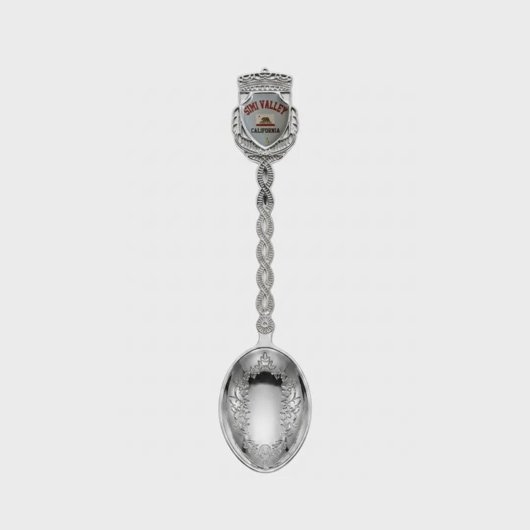 Simi Valley California Jumbo Spoon Collectible Souvenir 4.5"