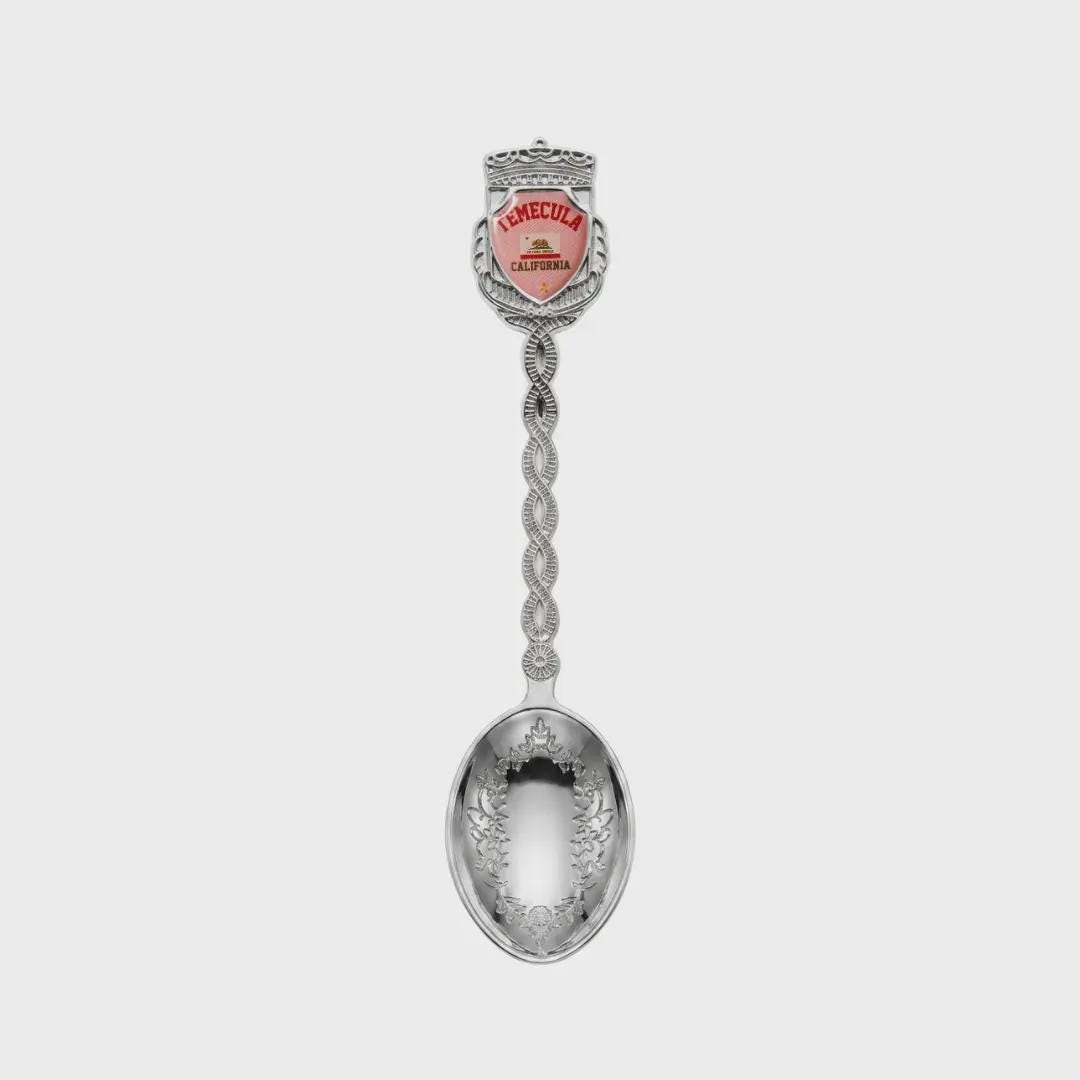 Temecula California Jumbo Spoon Collectible Souvenir 4.5"