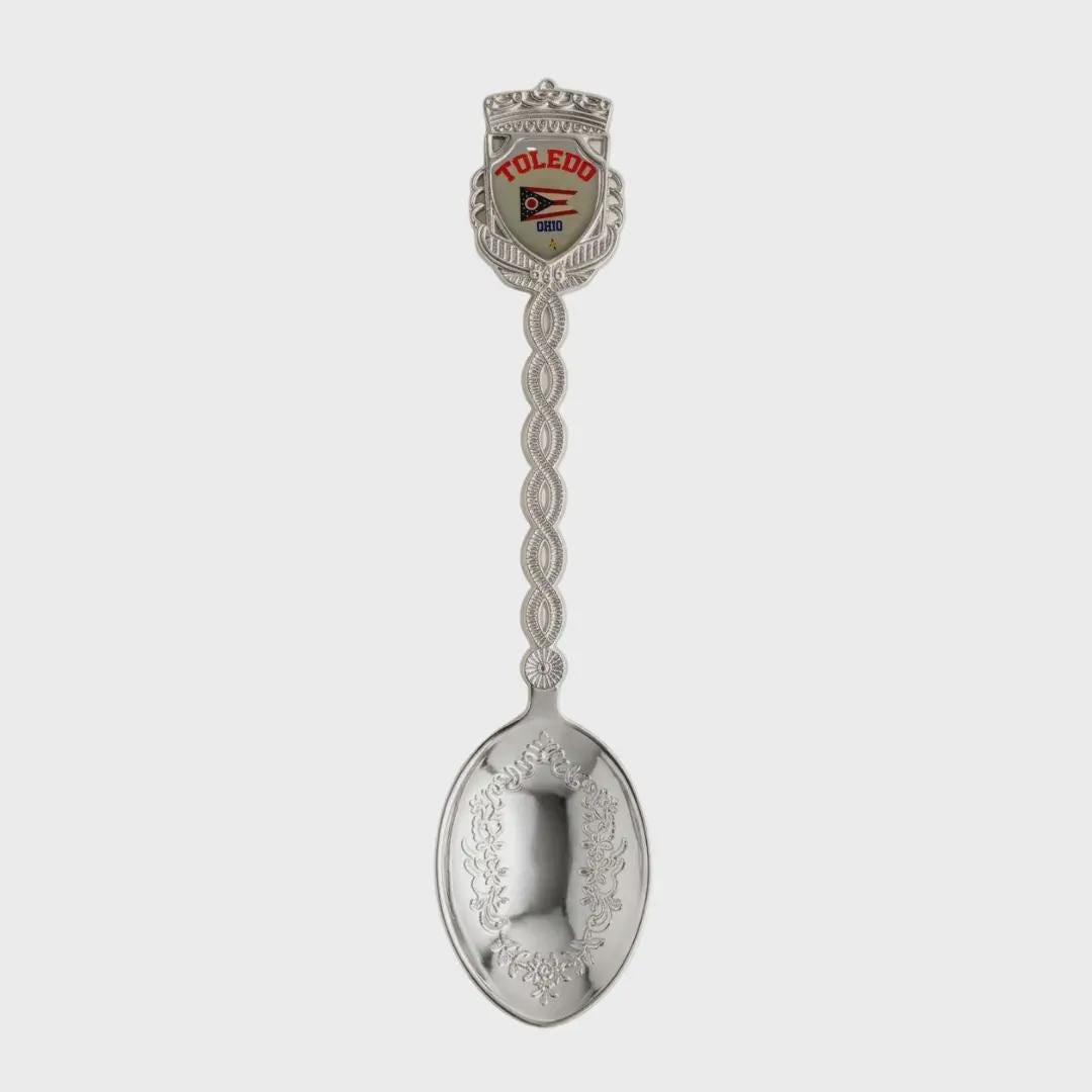 Toledo Ohio Jumbo Spoon Collectible Souvenir 4.5"