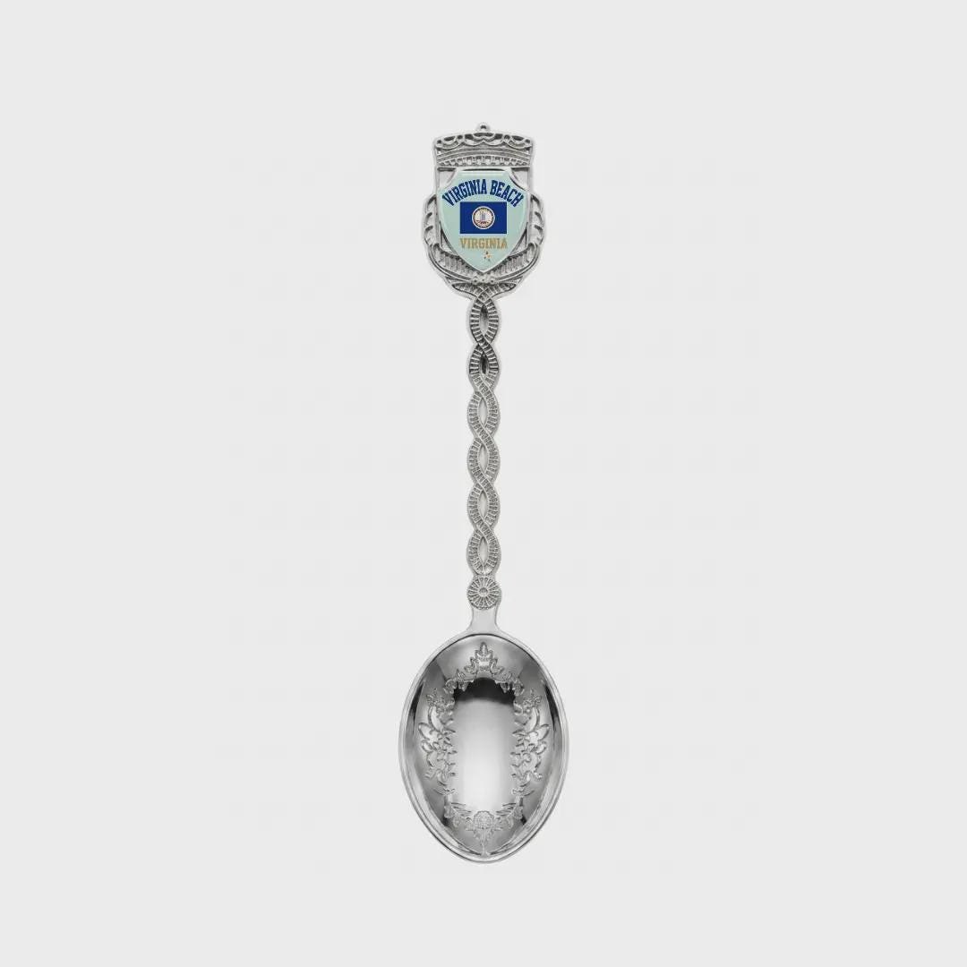 Virginia Beach Virginia Jumbo Spoon Collectible Souvenir 4.5"