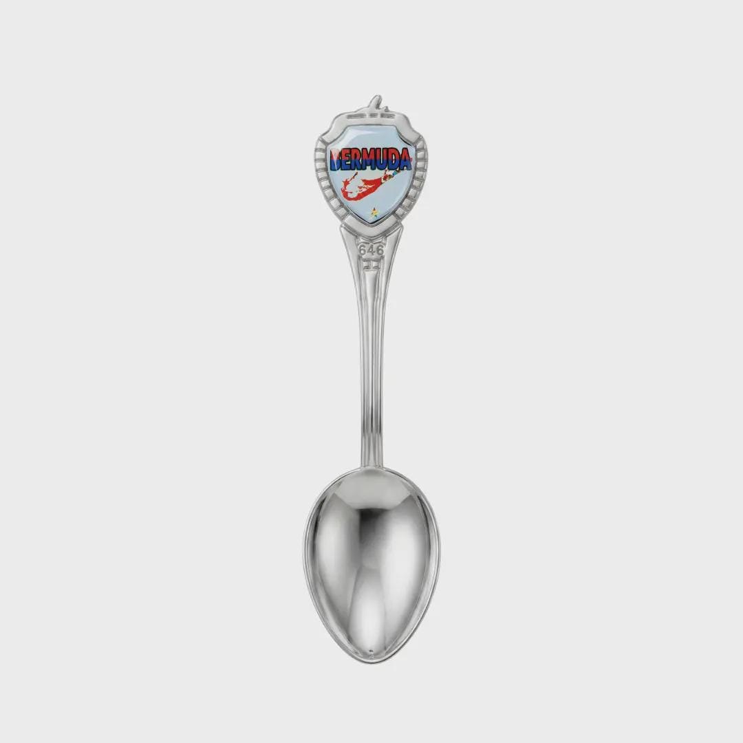 Bermuda Mini Spoon Collectible Souvenir 3.4"