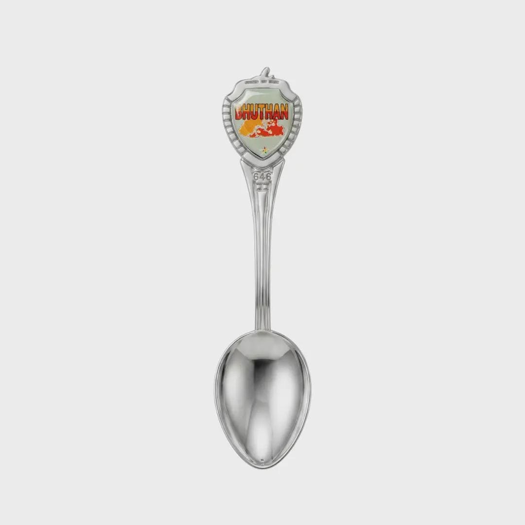 Bhuthan Mini Spoon Collectible Souvenir 3.4"