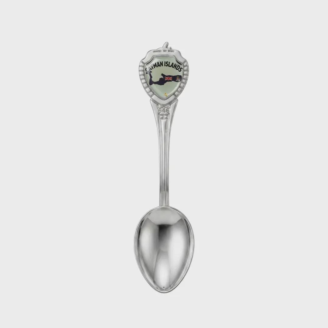 Cayman Islands Mini Spoon Collectible Souvenir 3.4"