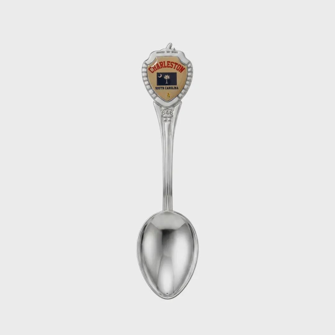 Charleston South Carolina Mini Spoon Collectible Souvenir 3.4"