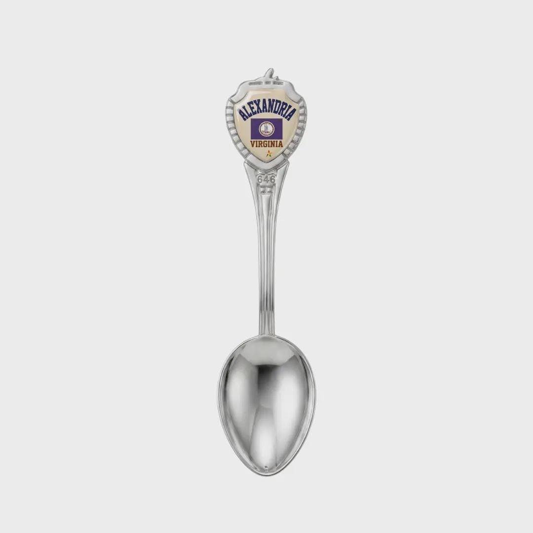 Alexandria Virginia Mini Spoon Collectible Souvenir 3.4"