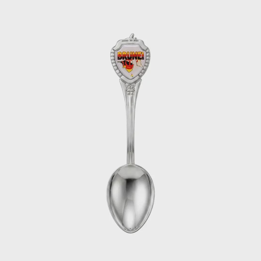Brunei Mini Spoon Collectible Souvenir 3.4"