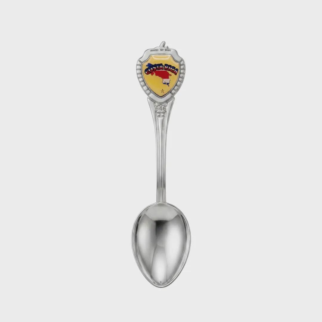Costa Rica Mini Spoon Collectible Souvenir 3.4"