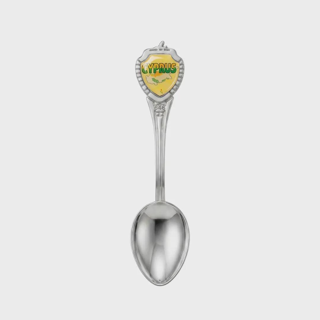 Cyprus Mini Spoon Collectible Souvenir 3.4"