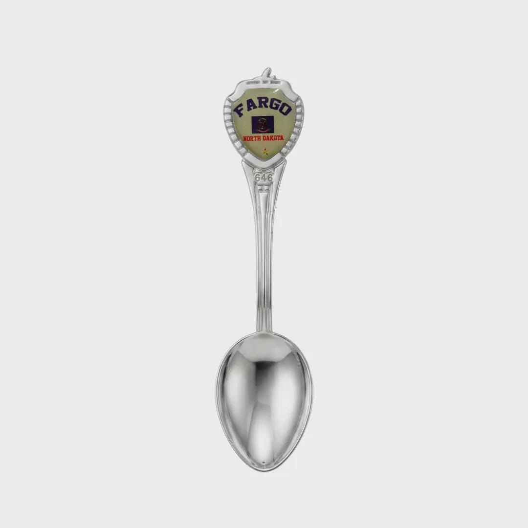 Fargo North Dakota Mini Spoon Collectible Souvenir 3.4"