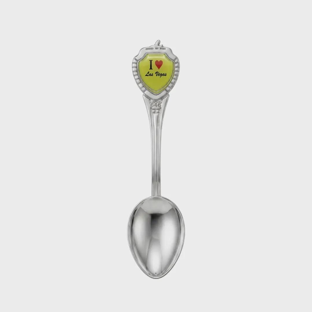 I love Las Vegas Mini Spoon Collectible Souvenir 3.4"