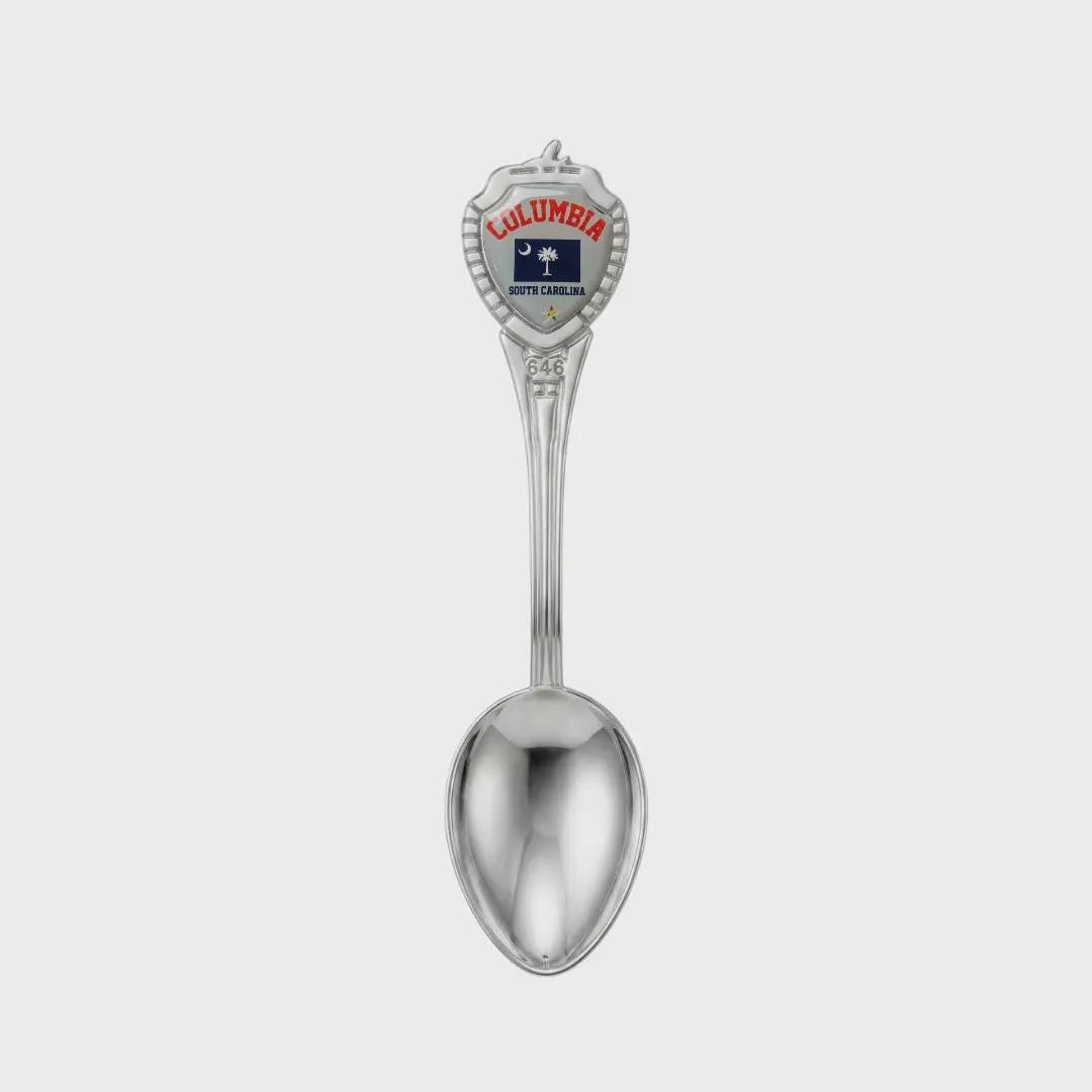 Columbia South Carolina Mini Spoon Collectible Souvenir 3.4"