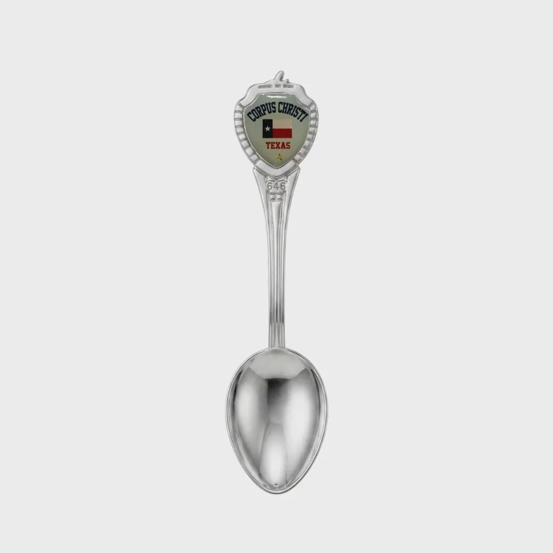 Corpus Christi Texas Mini Spoon Collectible Souvenir 3.4"