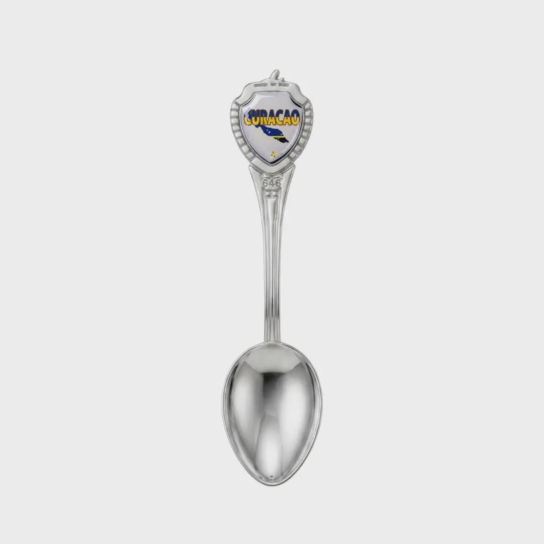 Curacao Mini Spoon Collectible Souvenir 3.4"