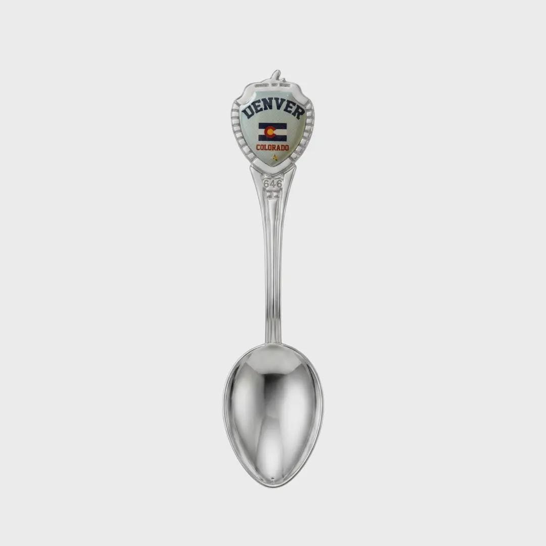 Denver Colorado Mini Spoon Collectible Souvenir 3.4"