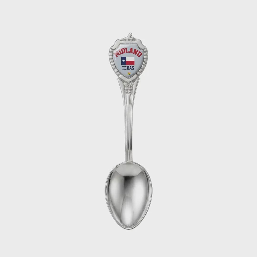 Midland Texas Mini Spoon Collectible Souvenir 3.4"