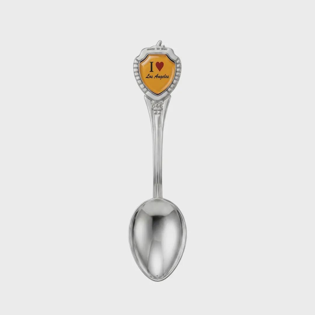 I love Los Angeles Mini Spoon Collectible Souvenir 3.4"