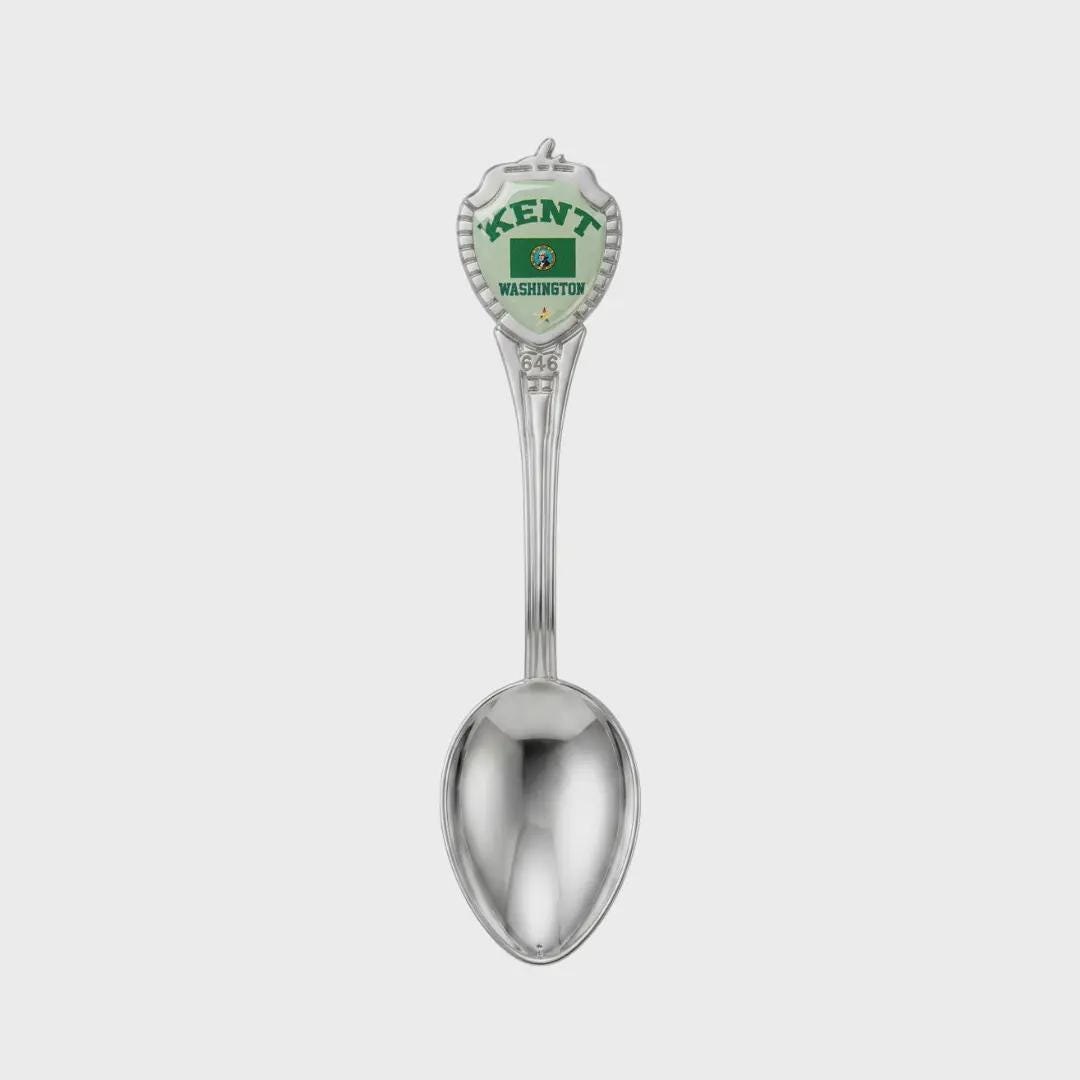 Kent Washington Mini Spoon Collectible Souvenir 3.4"