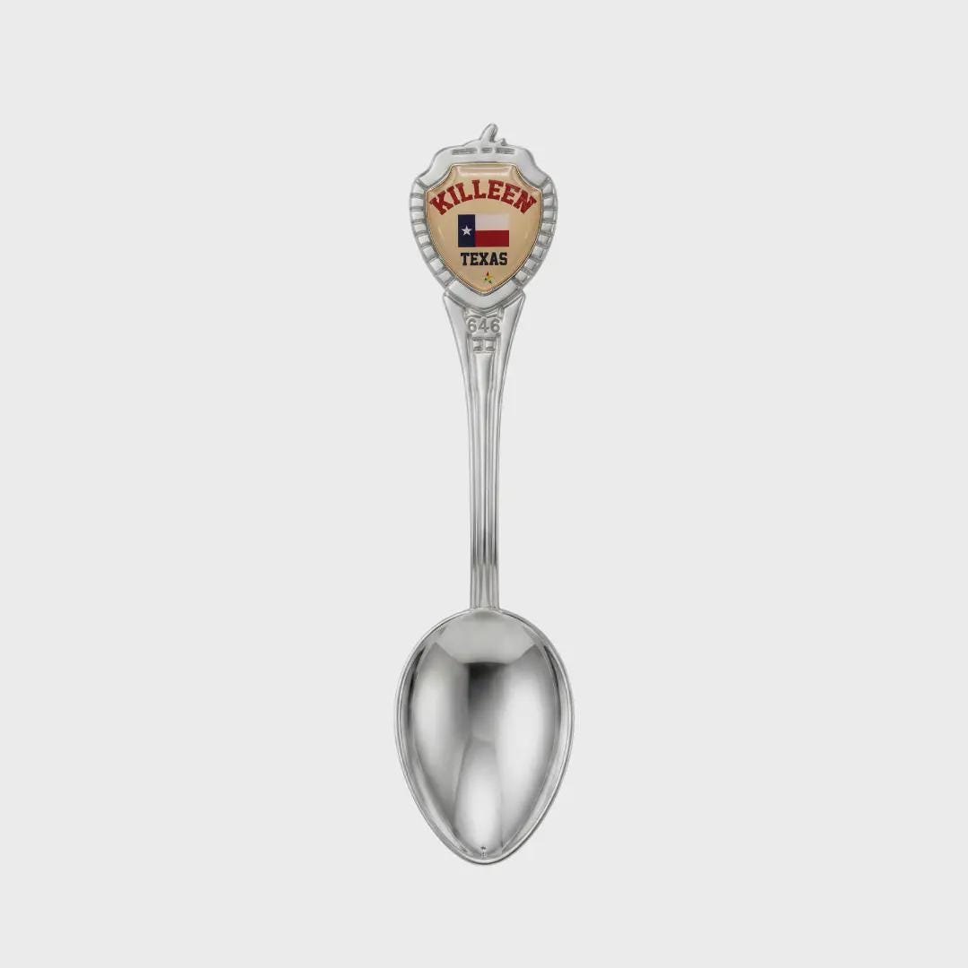 Killeen Texas Mini Spoon Collectible Souvenir 3.4"