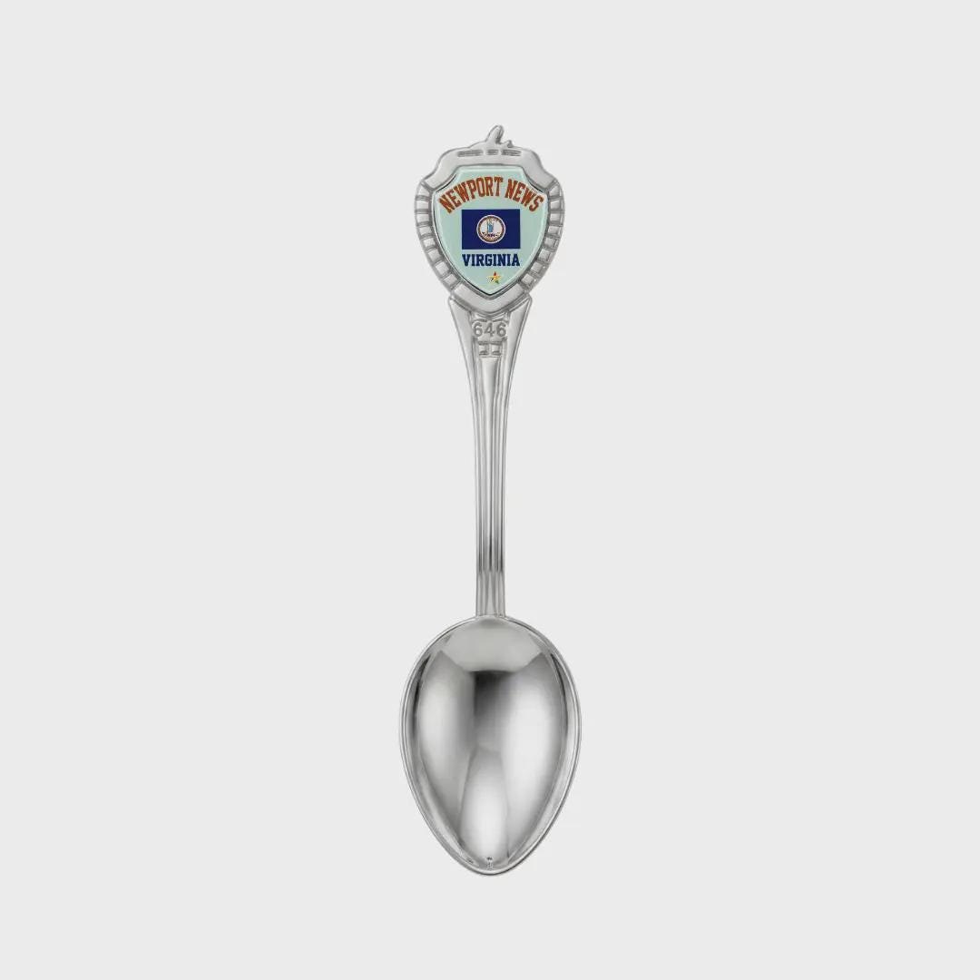 Newport News Virginia Mini Spoon Collectible Souvenir 3.4"