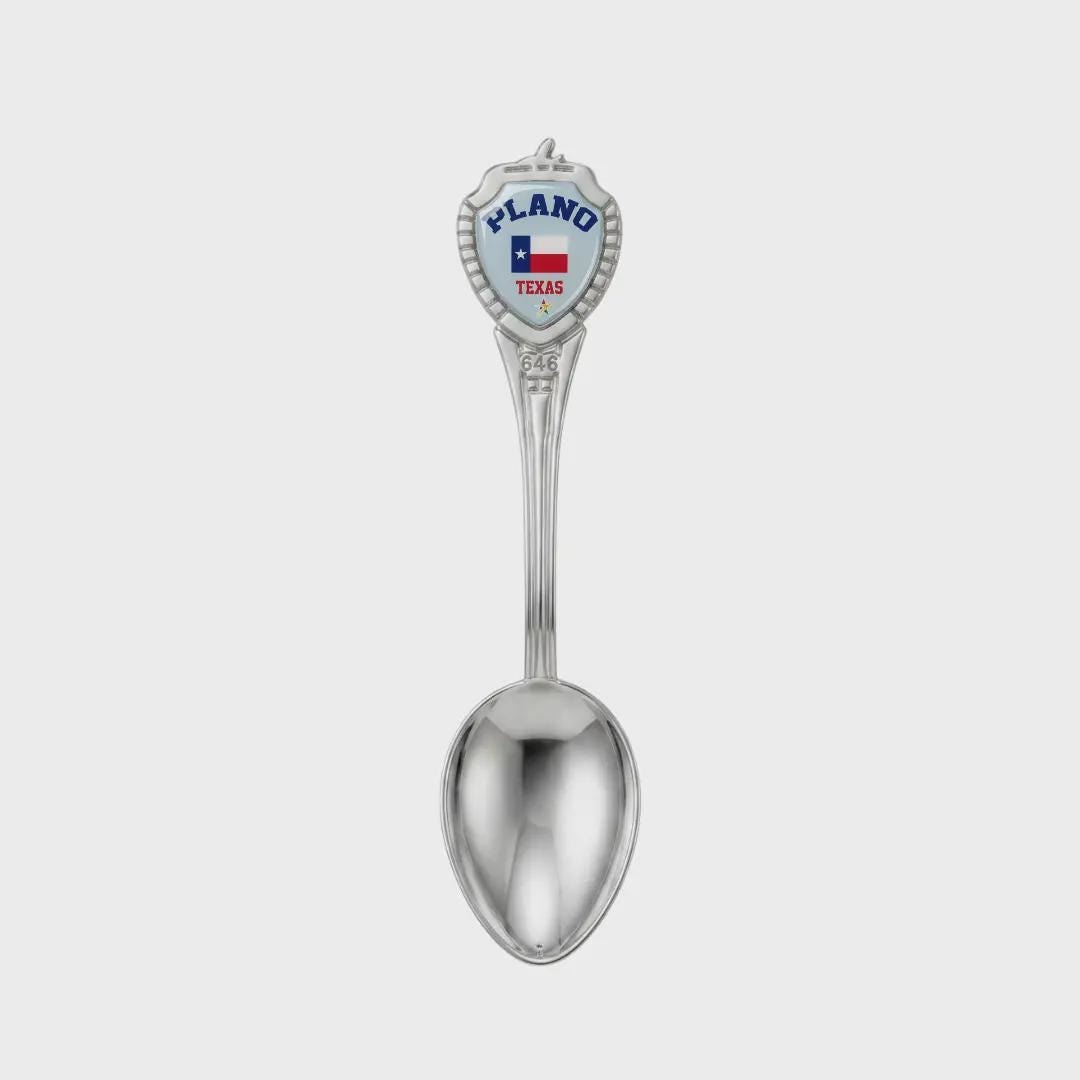 Plano Texas Mini Spoon Collectible Souvenir 3.4"