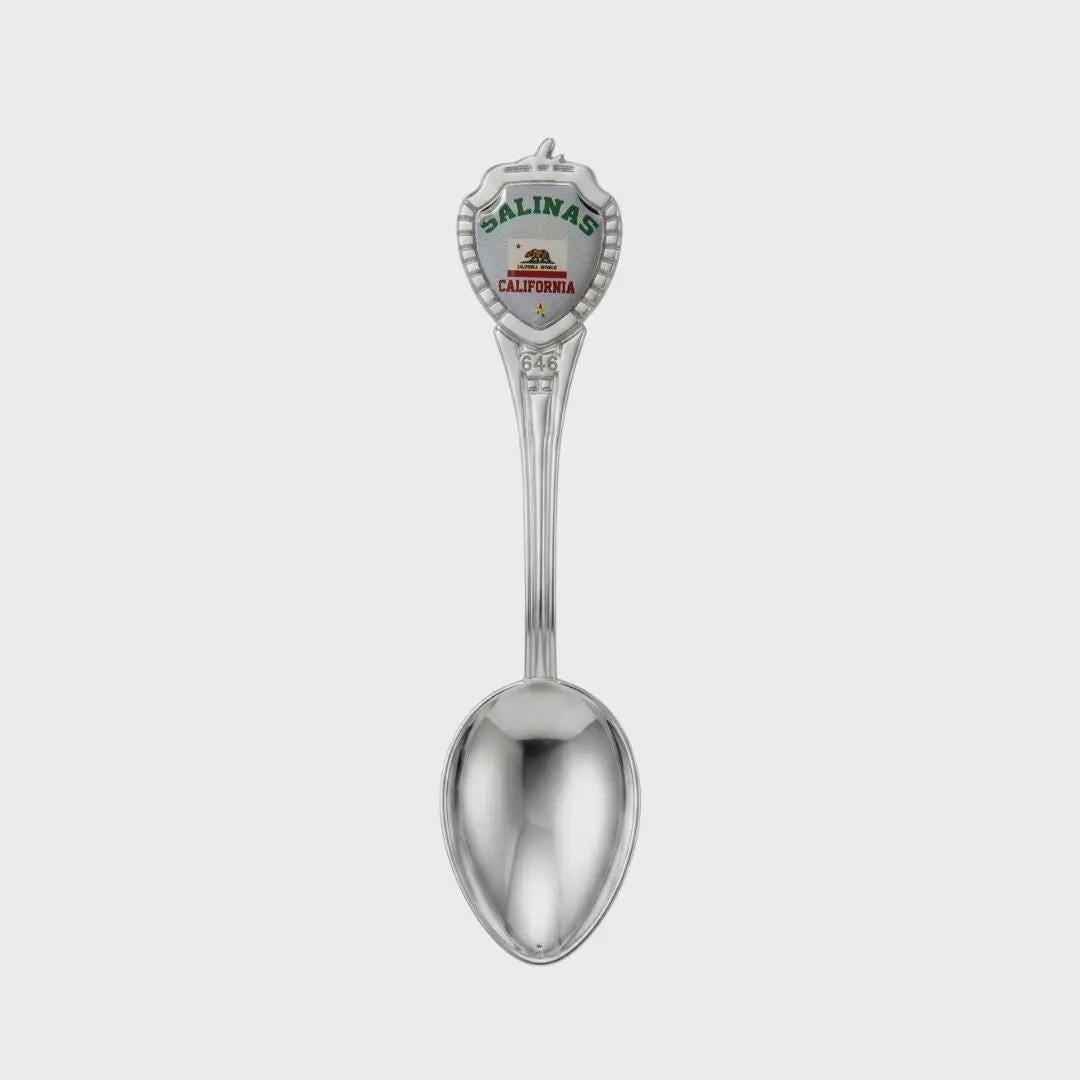 Salinas California Mini Spoon Collectible Souvenir 3.4"