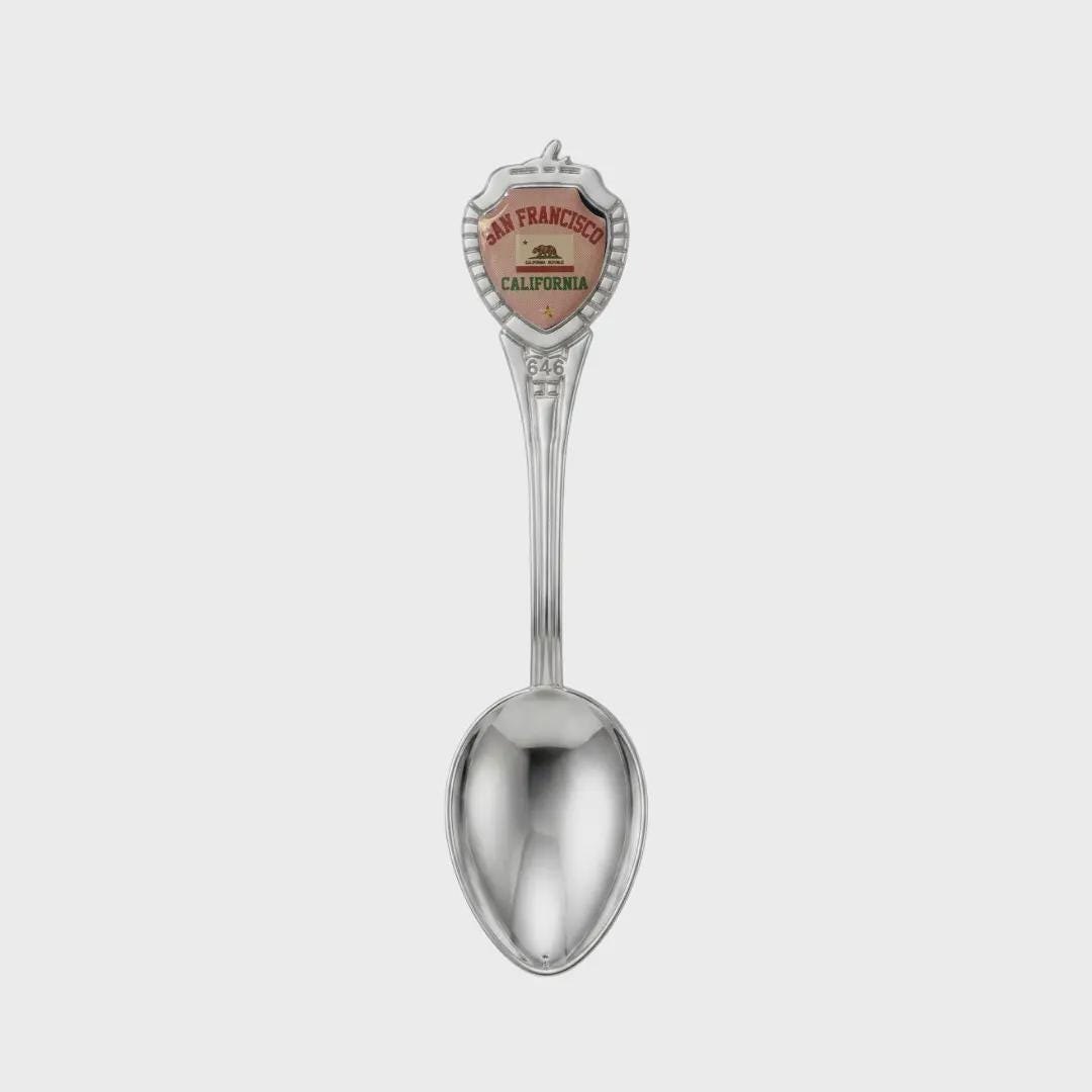 San Francisco California Mini Spoon Collectible Souvenir 3.4"