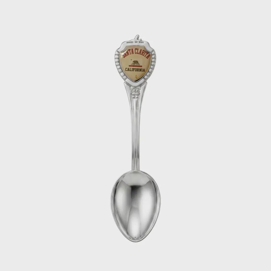 Santa Clarita California Mini Spoon Collectible Souvenir 3.4"